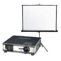 Alquiler de Proyector + Pantalla Gigante 